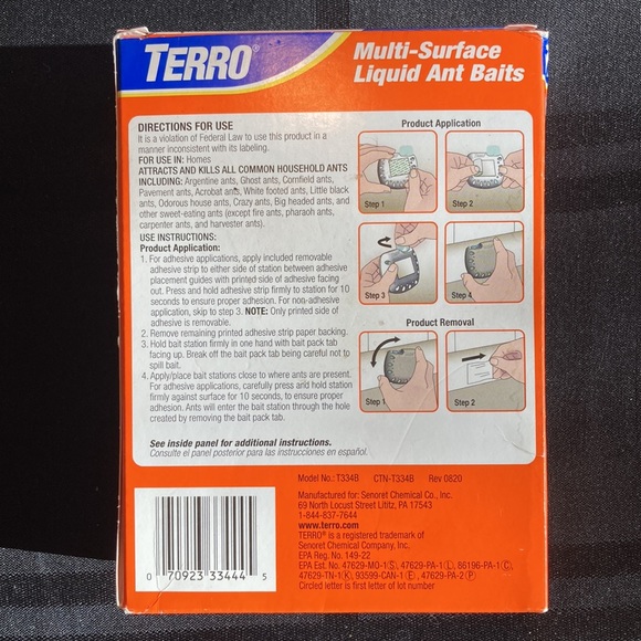 ⚜️Terro Multi Surface Liquid Ant Baits! NWT! - Picture 3 of 6